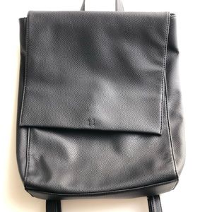 Leather backpack